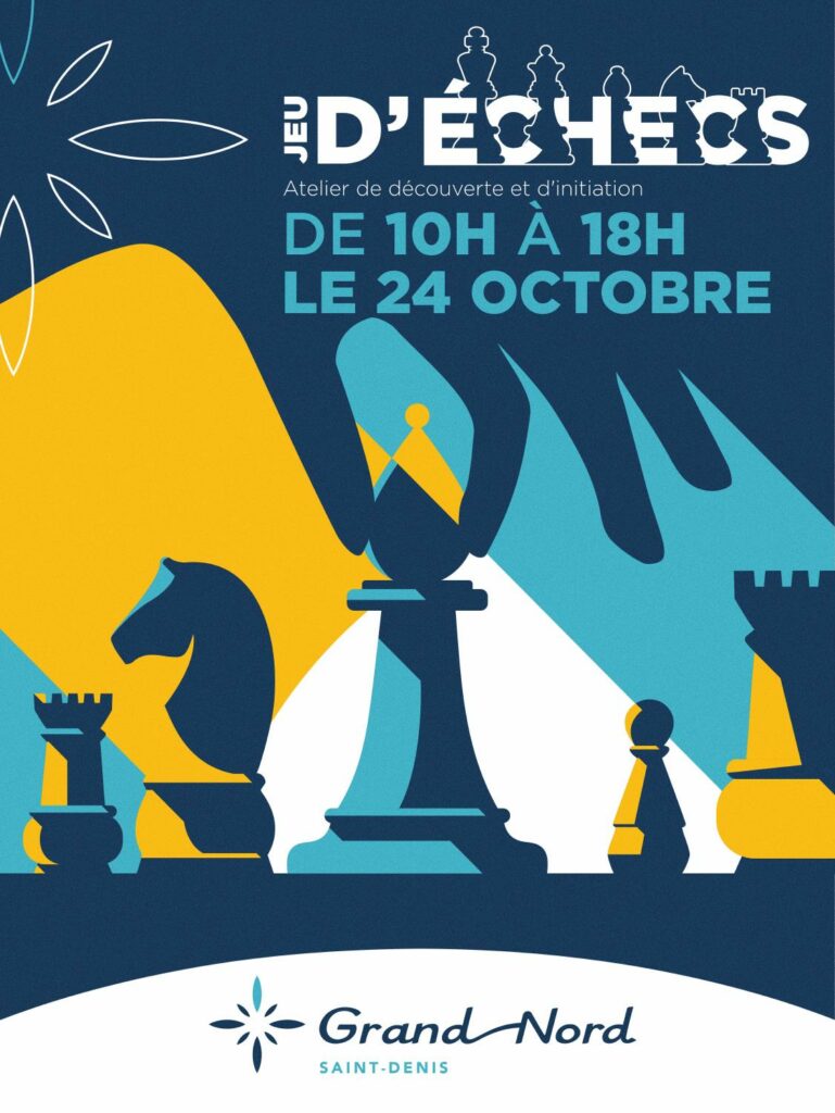 Jeu d’échecs : atelier de découverte et d’initiation au Grand Nord, le 24 octobre 2026 de 10 h à 18 h.