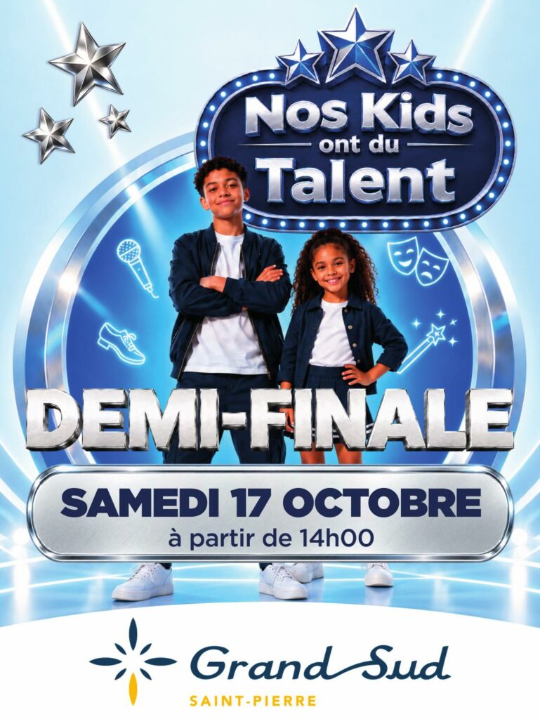 Nos Kids ont du Talent : deuxième demi-finale au Grand Sud, samedi 17 octobre 2026 à partir de 14 h.